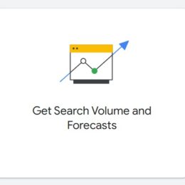 search volume and forecast